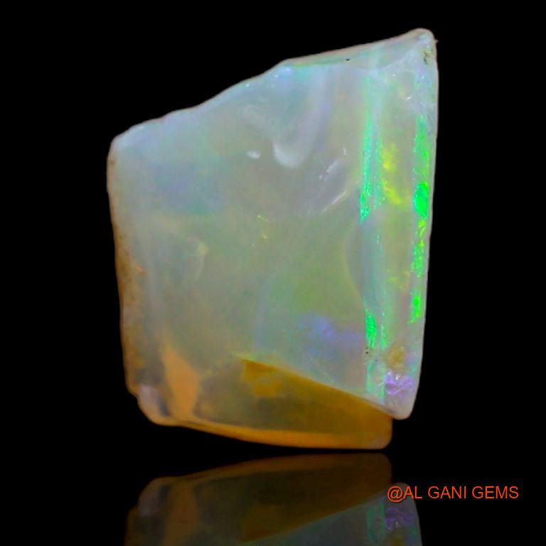5.60 Cts Natural Australian Fire Opal Loose Gemstone Fancy Rough 14x11x6 mm R-64