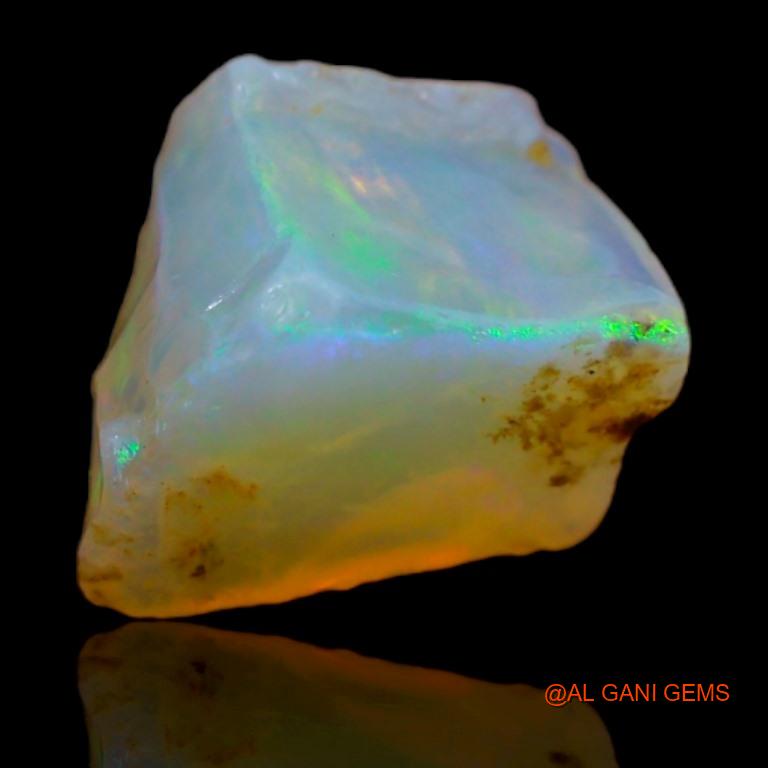 5.60 Cts Natural Australian Fire Opal Loose Gemstone Fancy Rough 14x11x6 mm R-64