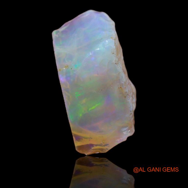 5.15 Cts Unheated Australian Fire Opal Loose Gemstone Fancy Rough Natural 16x10x4 mm R-65