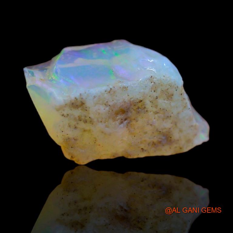 5.15 Cts Unheated Australian Fire Opal Loose Gemstone Fancy Rough Natural 16x10x4 mm R-65