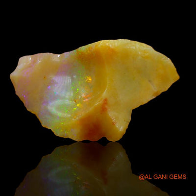 12.00 Cts Natural Australian Fire Opal Loose Gemstone Fancy Rough 28x15x10 mm R-662