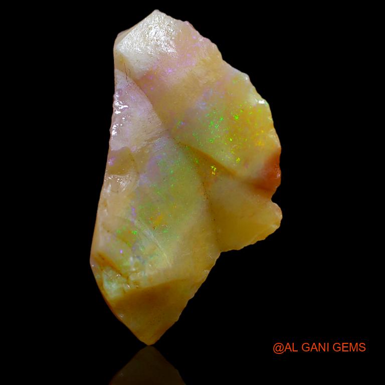 12.00 Cts Natural Australian Fire Opal Loose Gemstone Fancy Rough 28x15x10 mm R-662