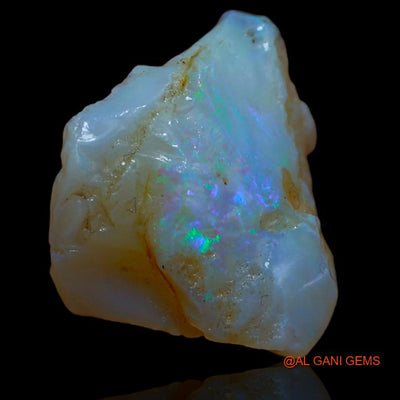 Natural Fire Opal Gemstone 19.00 Cts Loose Fancy Rough From Australia 20x16x12 mm R-663