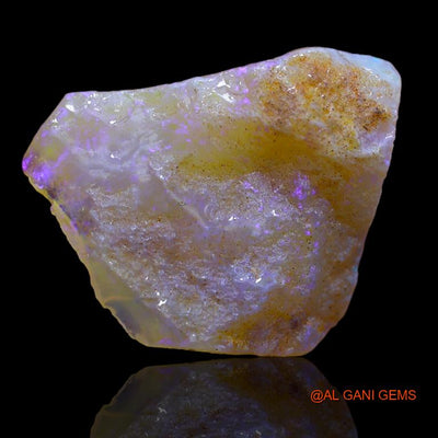 10.00 Cts Natural Australian Fire Opal Fancy Rough Loose Gemstone For Jewelry 23x19x4 mm R-664