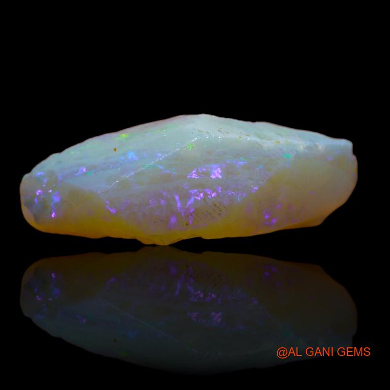11.00 Cts Natural Australian Fire Opal Loose Gemstone Fancy Rough 27x10x9 mm R-665