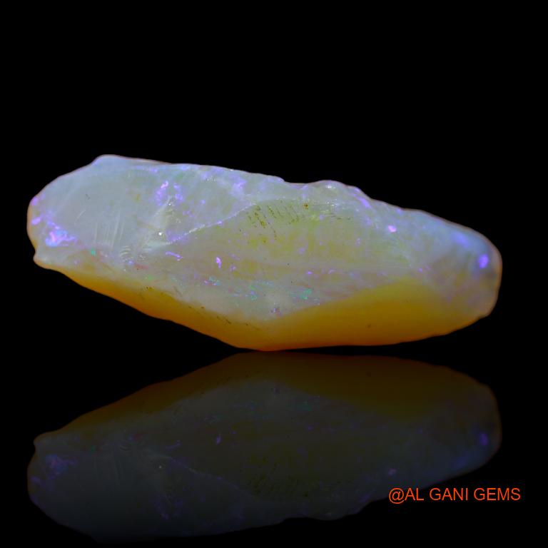 11.00 Cts Natural Australian Fire Opal Loose Gemstone Fancy Rough 27x10x9 mm R-665