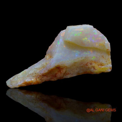 6.00 Cts Natural Australian Fire Opal Fancy Rough Loose Gemstone For Jewelry 25x11x5 mm R-667