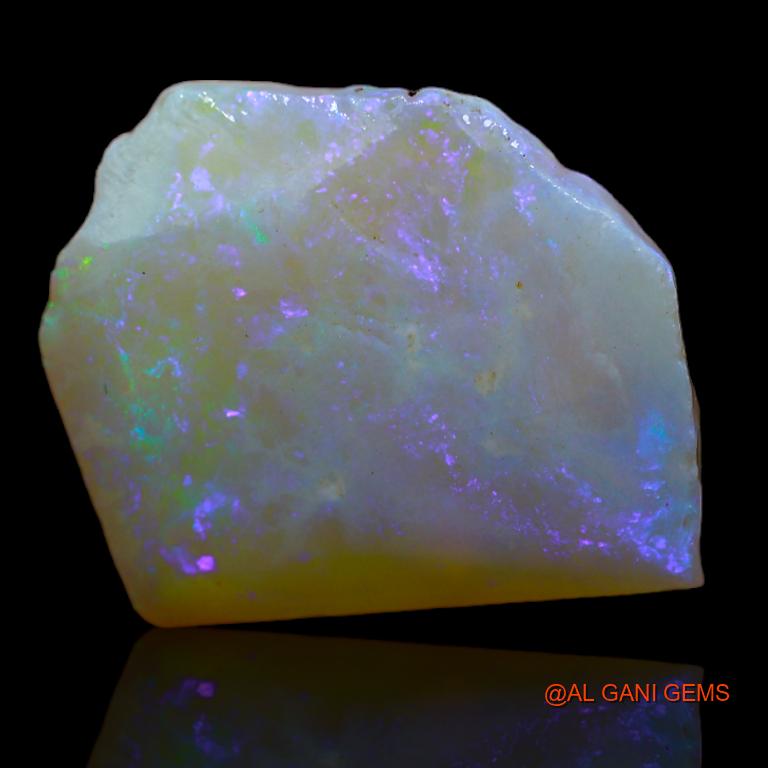 Natural Fire Opal Gemstone 7.00 Cts Loose Fancy Rough From Australia 17x15x5 mm R-669