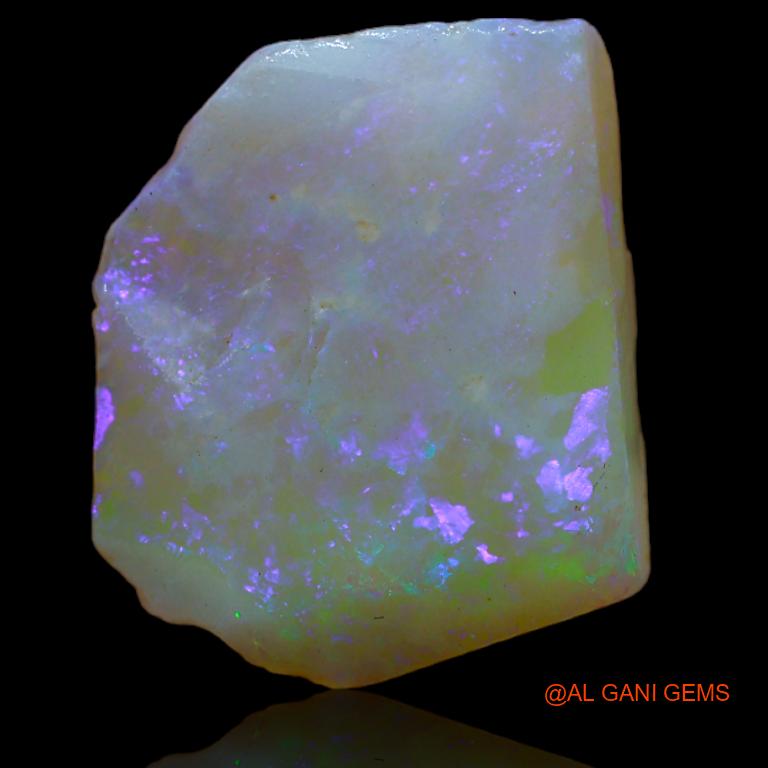 Natural Fire Opal Gemstone 7.00 Cts Loose Fancy Rough From Australia 17x15x5 mm R-669