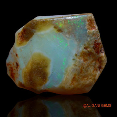 8.00 Cts Natural Australian Fire Opal Fancy Rough Loose Gemstone For Jewelry 18x14x4 mm R-670