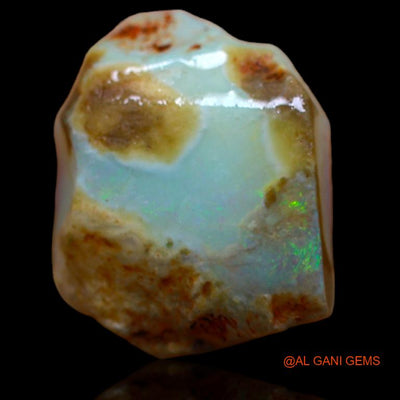 8.00 Cts Natural Australian Fire Opal Fancy Rough Loose Gemstone For Jewelry 18x14x4 mm R-670