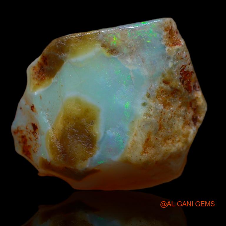 8.00 Cts Natural Australian Fire Opal Fancy Rough Loose Gemstone For Jewelry 18x14x4 mm R-670