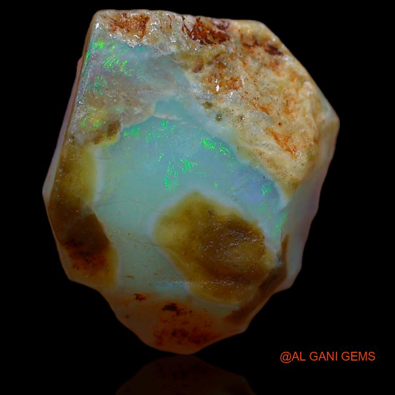 8.00 Cts Natural Australian Fire Opal Fancy Rough Loose Gemstone For Jewelry 18x14x4 mm R-670