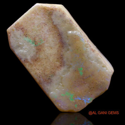 Natural Fire Opal Gemstone 5.00 Cts Loose Fancy Rough From Australia 18x11x3 mm R-671