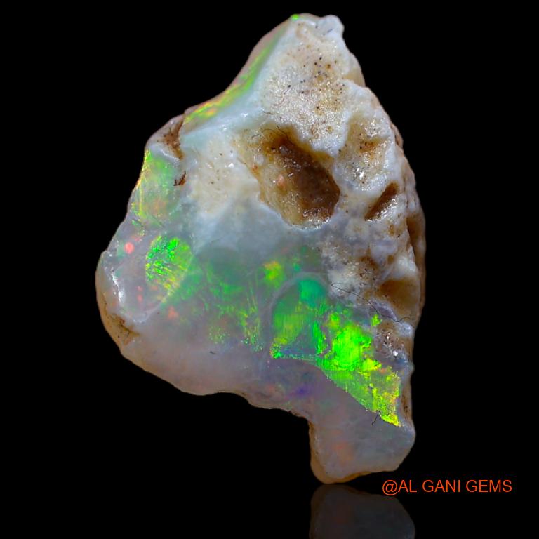 5.00 Cts Natural Australian Fire Opal Loose Gemstone Fancy Rough 17x12x6 mm R-672