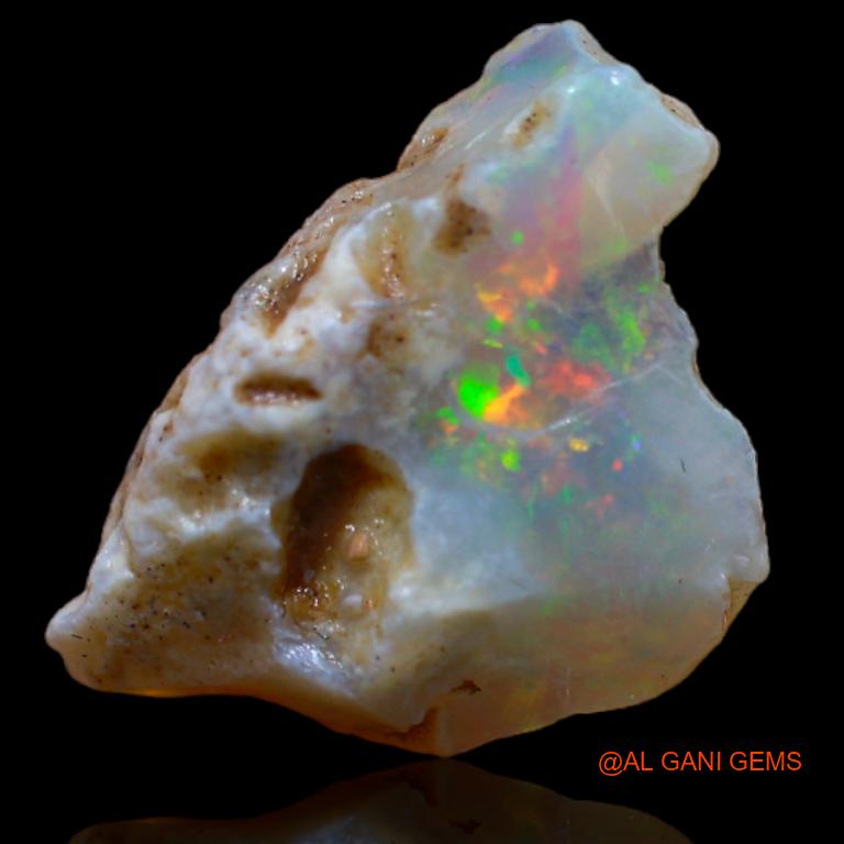 5.00 Cts Natural Australian Fire Opal Loose Gemstone Fancy Rough 17x12x6 mm R-672