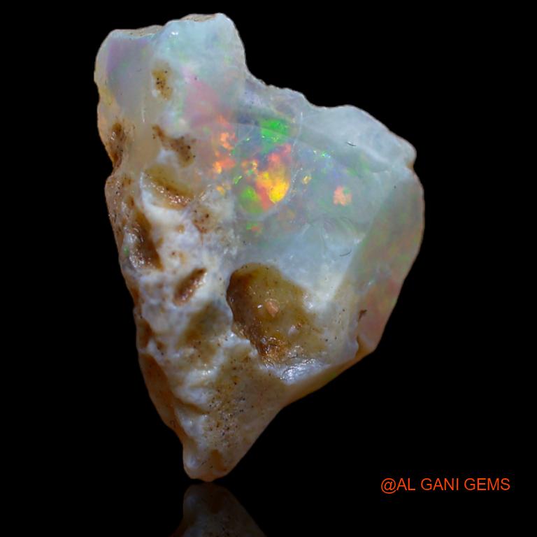 5.00 Cts Natural Australian Fire Opal Loose Gemstone Fancy Rough 17x12x6 mm R-672