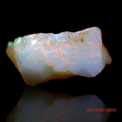 Natural Untreated Fire Opal Loose Gemstone Fancy Rough From Australia 6.00 Cts 19x9x6 mm R-675
