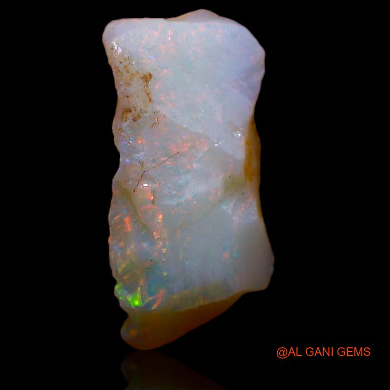 Natural Untreated Fire Opal Loose Gemstone Fancy Rough From Australia 6.00 Cts 19x9x6 mm R-675