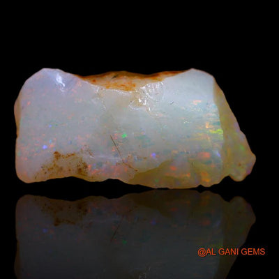 Natural Untreated Fire Opal Loose Gemstone Fancy Rough From Australia 6.00 Cts 19x9x6 mm R-675