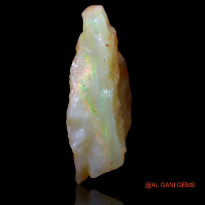 Natural Untreated Fire Opal Loose Gemstone Fancy Rough From Australia 8.00 Cts 18x15x5 mm R-678