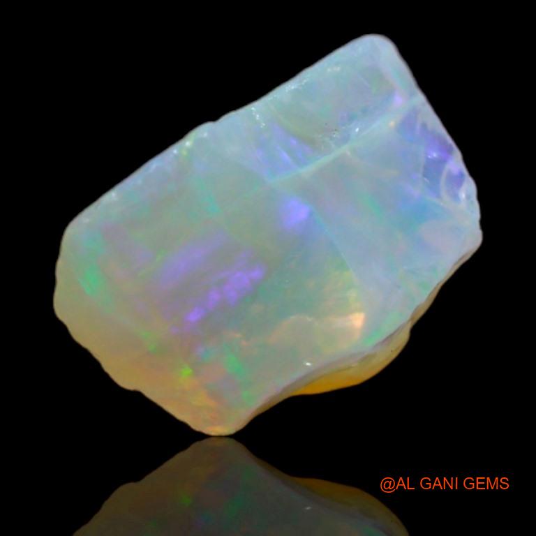 6.20 Cts Natural Australian Fire Opal Loose Gemstone Fancy Rough 14x11x6 mm R-67