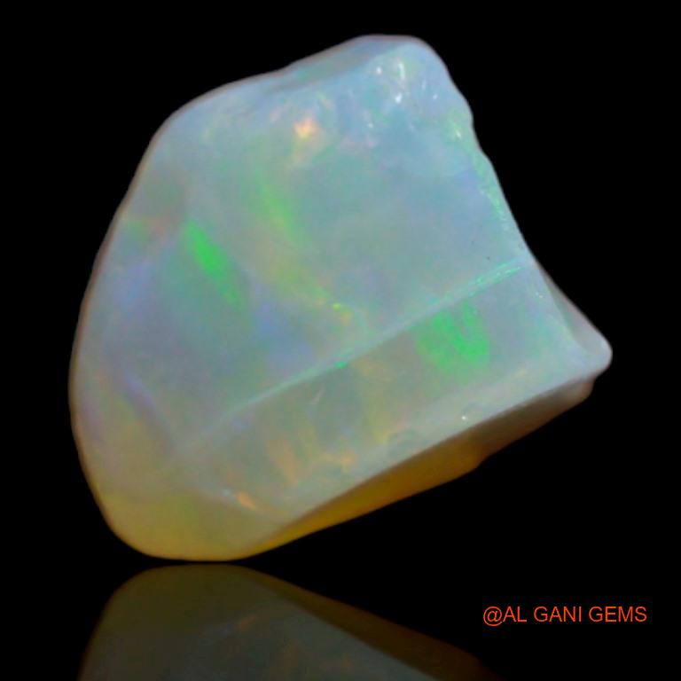 6.20 Cts Natural Australian Fire Opal Loose Gemstone Fancy Rough 14x11x6 mm R-67