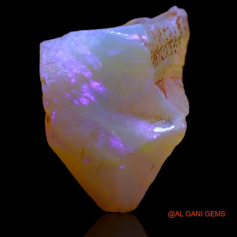 7.00 Cts Natural Australian Fire Opal Loose Gemstone Fancy Rough 14x11x7 mm R-689