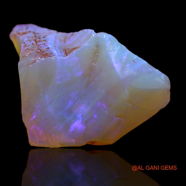 7.00 Cts Natural Australian Fire Opal Loose Gemstone Fancy Rough 14x11x7 mm R-689