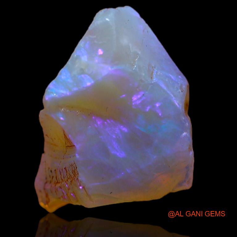 7.00 Cts Natural Australian Fire Opal Loose Gemstone Fancy Rough 14x11x7 mm R-689