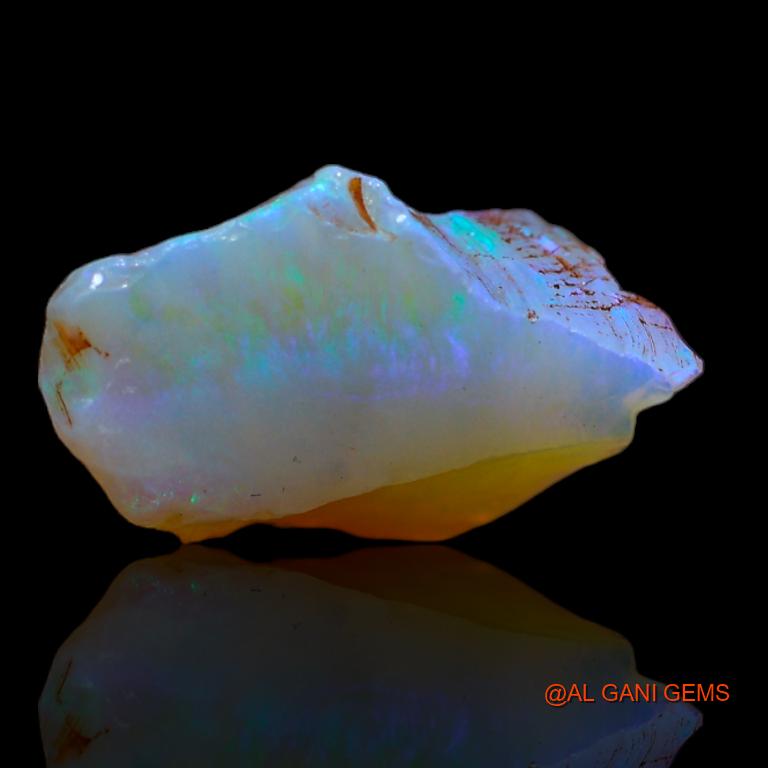 7.00 Cts Natural Australian Fire Opal Loose Gemstone Fancy Rough 14x11x7 mm R-689