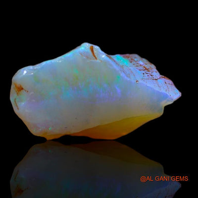 7.00 Cts Natural Australian Fire Opal Loose Gemstone Fancy Rough 14x11x7 mm R-689