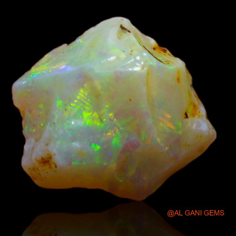 3.00 Cts Natural Australian Fire Opal Fancy Rough Loose Gemstone For Jewelry 12x11x6 mm R-690