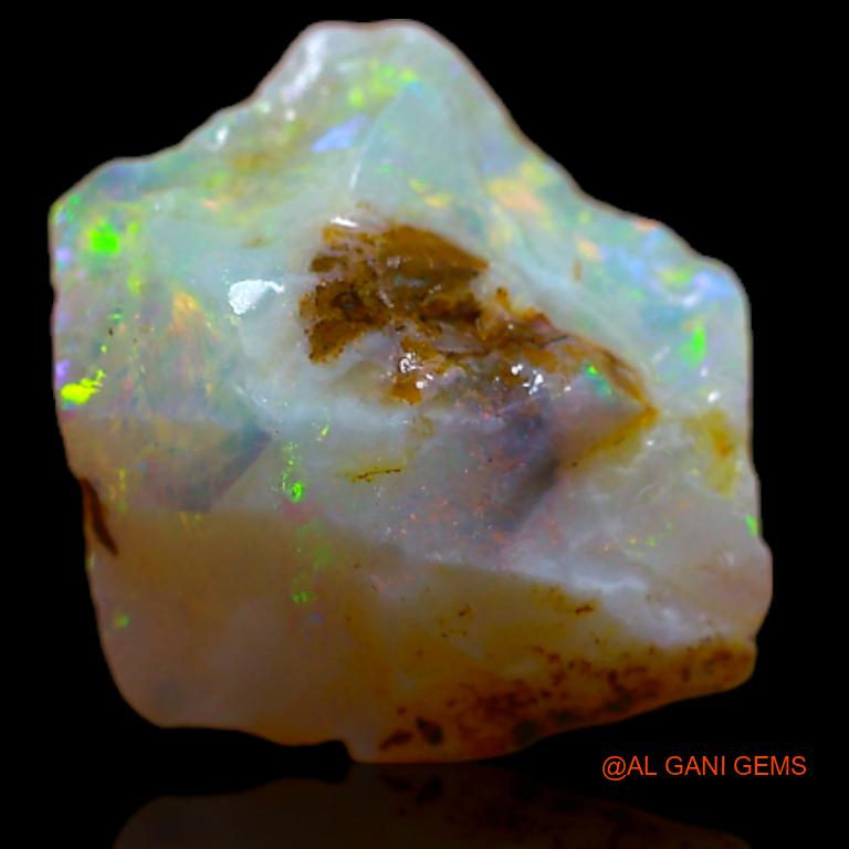 3.00 Cts Natural Australian Fire Opal Fancy Rough Loose Gemstone For Jewelry 12x11x6 mm R-690