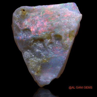 Natural Fire Opal Gemstone 4.00 Cts Loose Fancy Rough From Australia 16x13x4 mm R-691