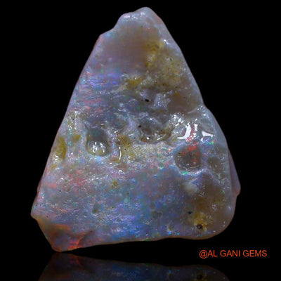 Natural Fire Opal Gemstone 4.00 Cts Loose Fancy Rough From Australia 16x13x4 mm R-691