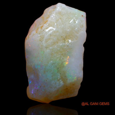 Natural Fire Opal Gemstone 8.00 Cts Loose Fancy Rough From Australia 18x10x6 mm R-692