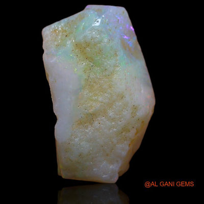 Natural Fire Opal Gemstone 8.00 Cts Loose Fancy Rough From Australia 18x10x6 mm R-692