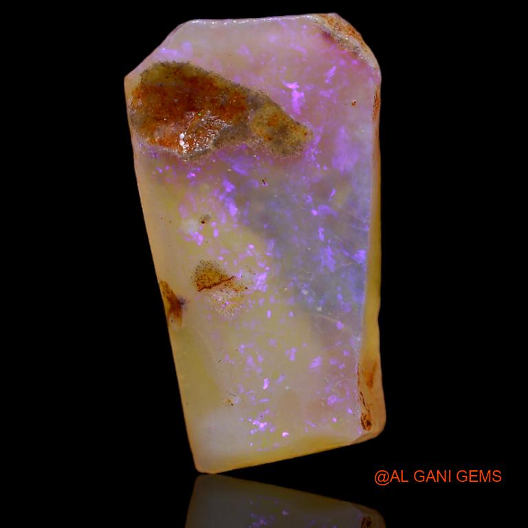 8.00 Cts Natural Australian Fire Opal Loose Gemstone Fancy Rough 22x12x4 mm R-693
