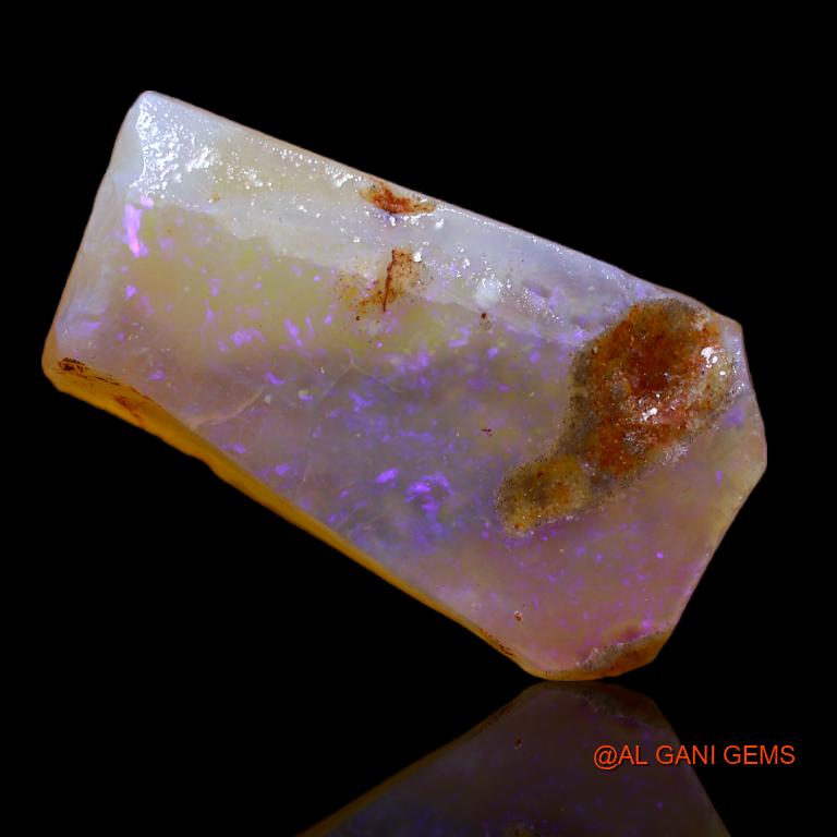 8.00 Cts Natural Australian Fire Opal Loose Gemstone Fancy Rough 22x12x4 mm R-693