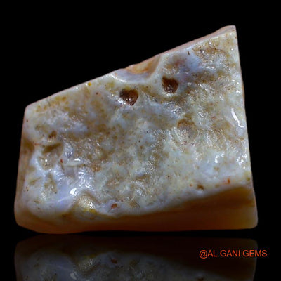 7.00 Cts Natural Australian Fire Opal Loose Gemstone Fancy Rough 17x14x7 mm R-694