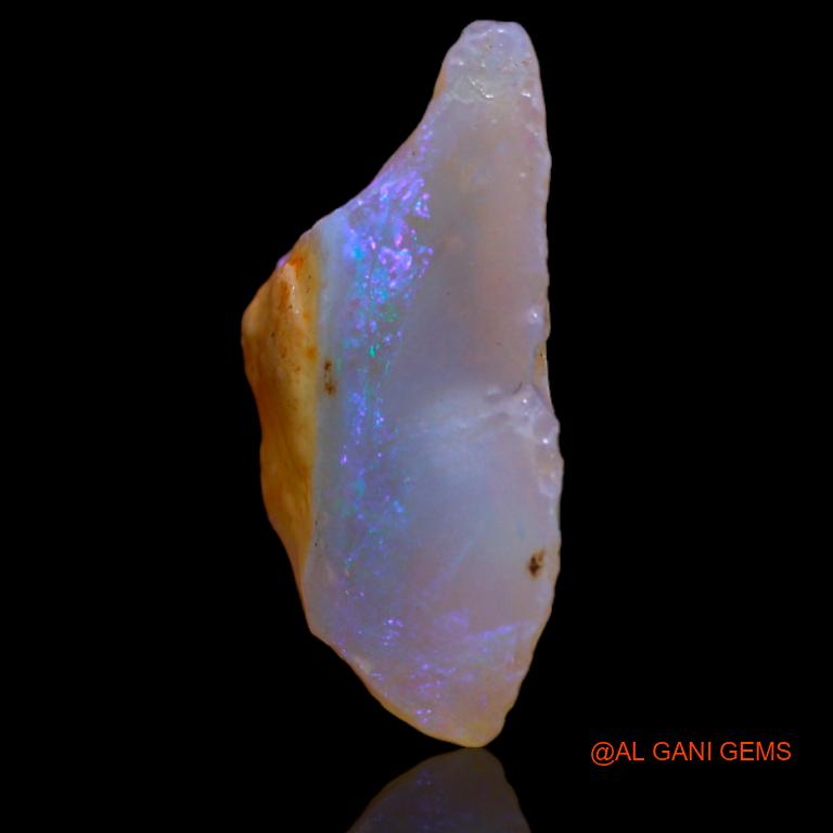 7.00 Cts Natural Australian Fire Opal Loose Gemstone Fancy Rough 20x12x7 mm R-695