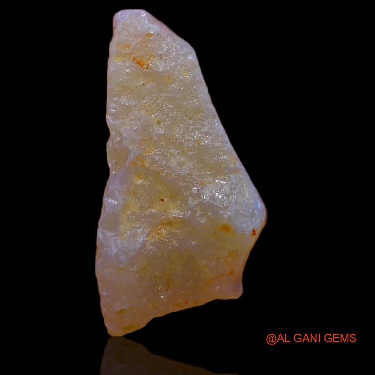 7.00 Cts Natural Australian Fire Opal Loose Gemstone Fancy Rough 20x12x7 mm R-695