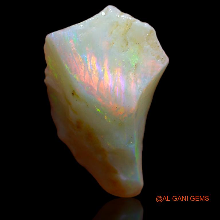 5.00 Cts Natural Australian Fire Opal Loose Gemstone Fancy Rough 19x12x6 mm R-697