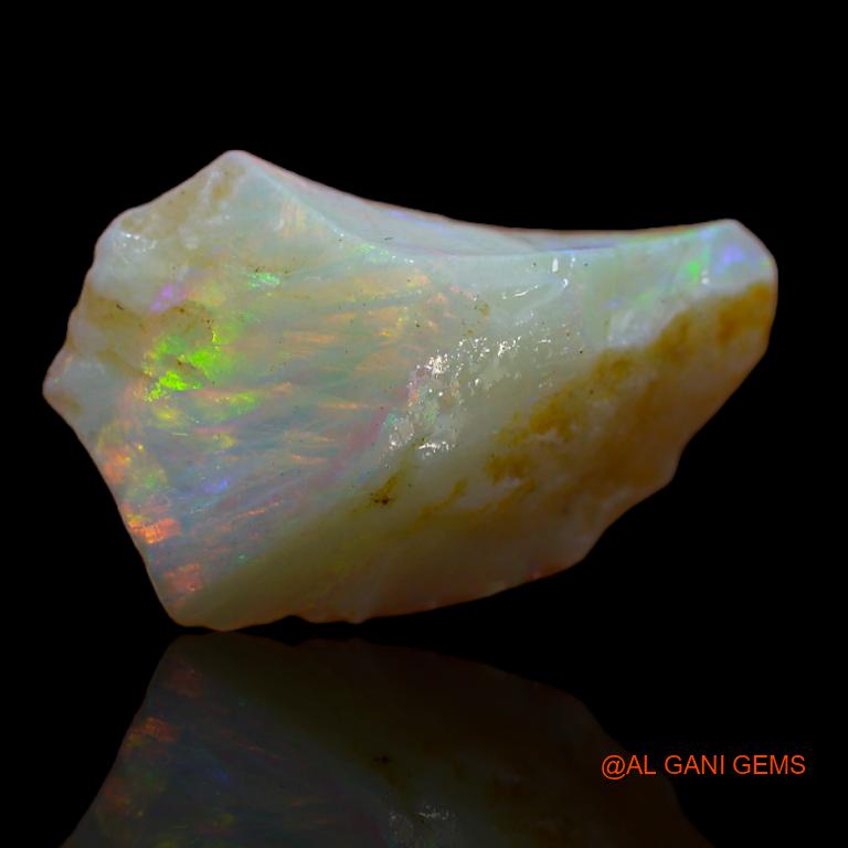 5.00 Cts Natural Australian Fire Opal Loose Gemstone Fancy Rough 19x12x6 mm R-697