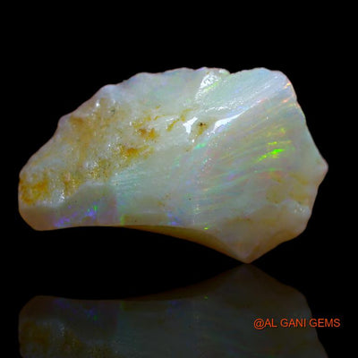 5.00 Cts Natural Australian Fire Opal Loose Gemstone Fancy Rough 19x12x6 mm R-697