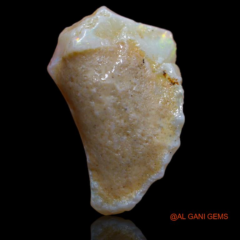 5.00 Cts Natural Australian Fire Opal Loose Gemstone Fancy Rough 19x12x6 mm R-697