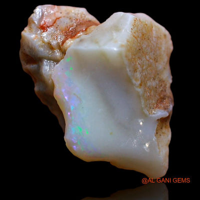 Natural Fire Opal Gemstone 8.00 Cts Loose Fancy Rough From Australia 17x16x8 mm R-700