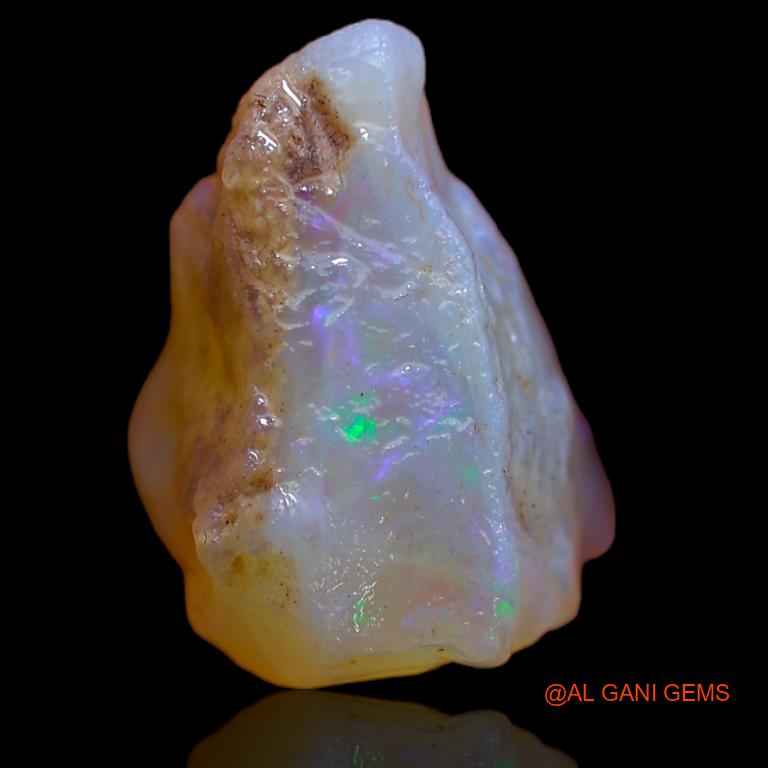 Natural Untreated Fire Opal Loose Gemstone Fancy Rough From Australia 12.00 Cts 16x14x13 mm R-701