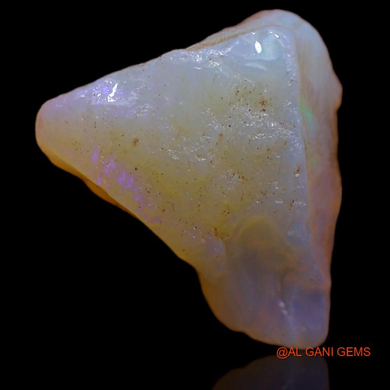 Natural Untreated Fire Opal Loose Gemstone Fancy Rough From Australia 12.00 Cts 16x14x13 mm R-701